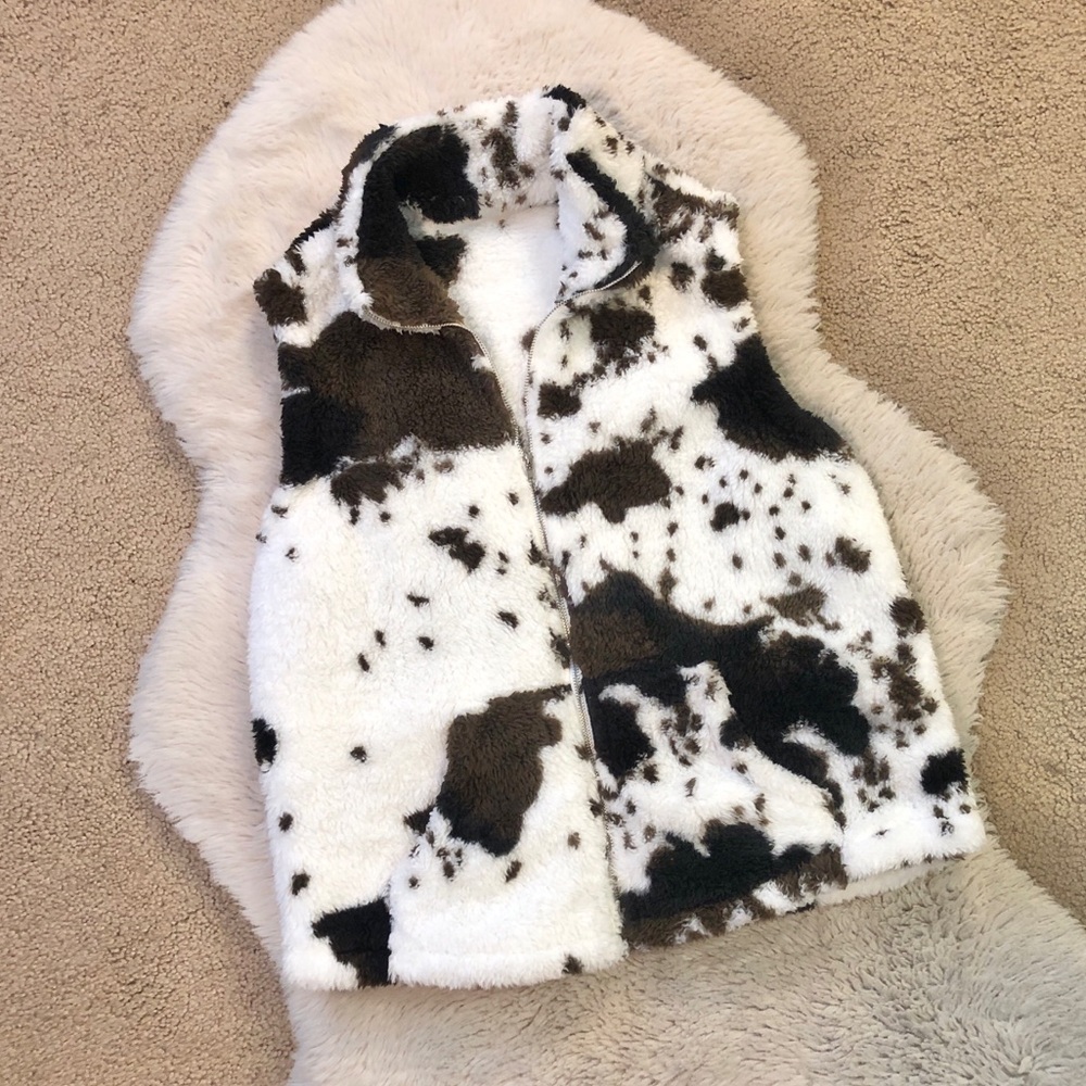 Cow Print Women's Vest